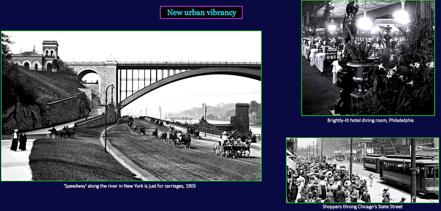 Urban life, 1910